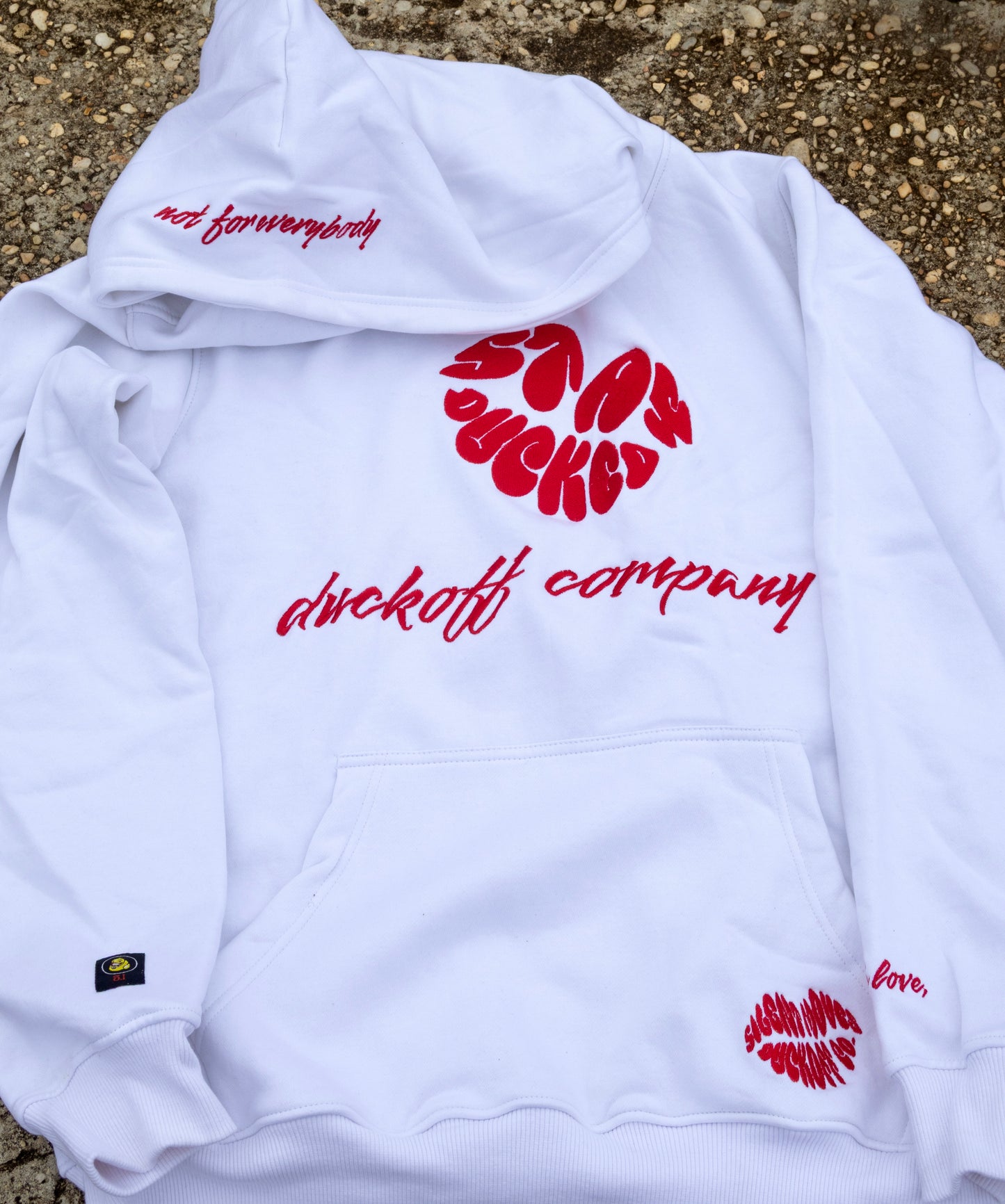 Cherry Hoodie- White