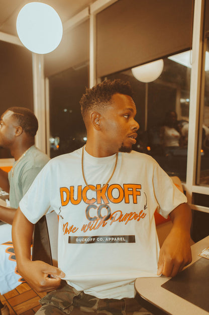 Move With Purpose Short Sleeve Tee- Cream