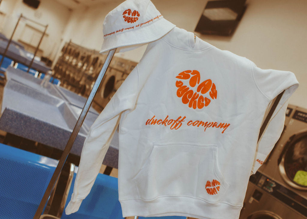 Cherry Hoodie- White